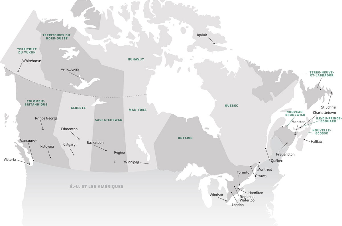 Map de Canada